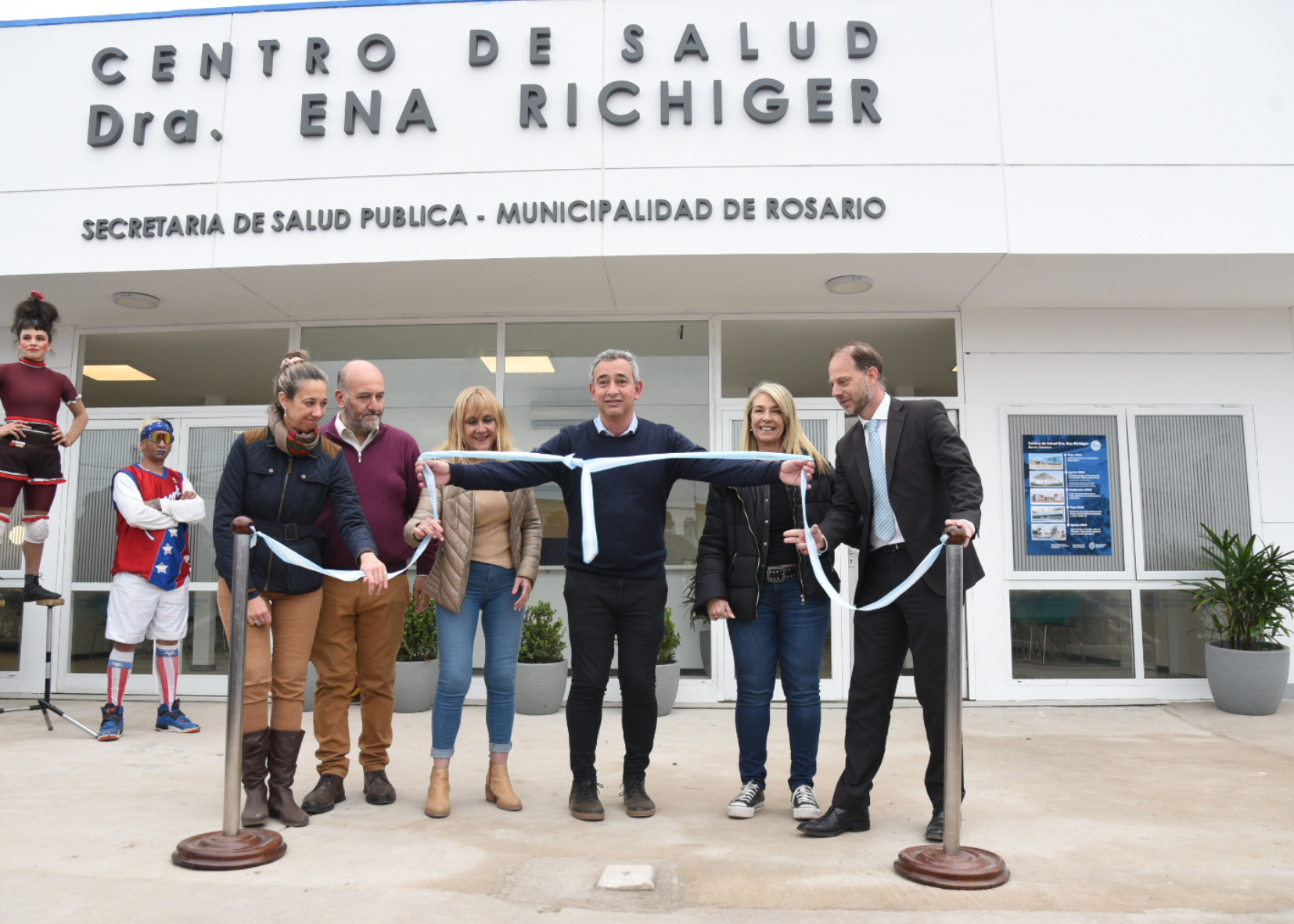 Junto a vecinas y vecinos, el municipio inauguró un centro de salud en barrio Olímpico